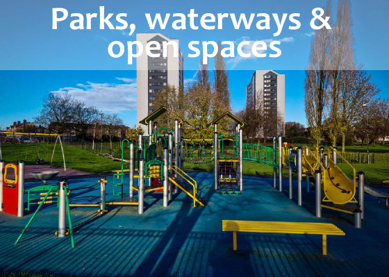 Parks, waterways & open spaces